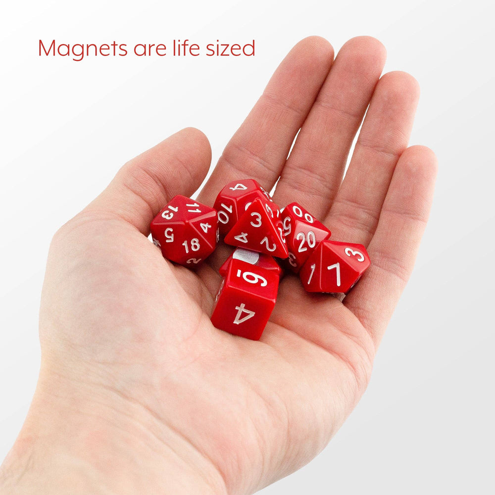 Toy Vault Fridge Magnet Dice Set 7-Piece Set