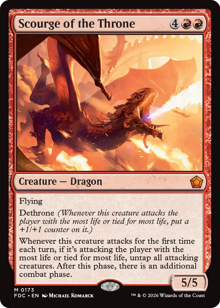 Scourge of the Throne [Foundations Commander]