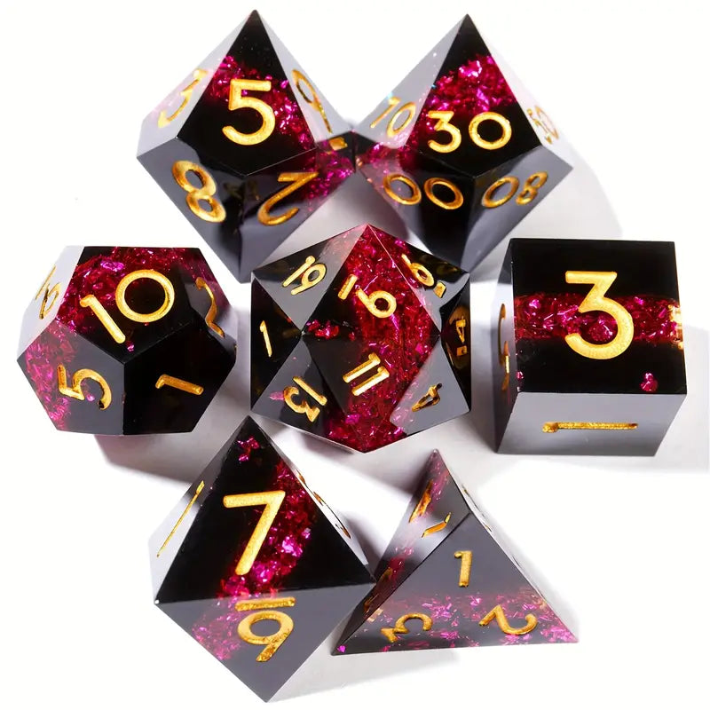 Resin Dice Set Quicksand Red (DCPHRE13)