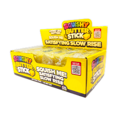 Fun Doh 6" Butter Stick Slow Rise Fidget Toy - 12/Display: Wholesale Price