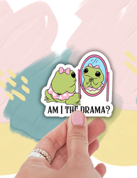 Funny frog sticker,cute,sarcastic,laptop decal,gift ideas