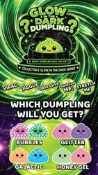 Fun Doh Glow In Dark Mystery Dumpling Squishy Black Basket: Wholesale Price