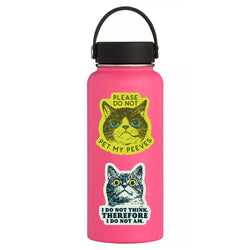Funny Kitty Cat Goofy Humor High Quality Vinyl Sticker