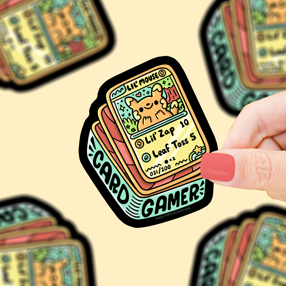 Card Gamer, TCG, CCG, Gaming, Cute, Vinyl Sticker