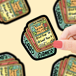 Card Gamer, TCG, CCG, Gaming, Cute, Vinyl Sticker
