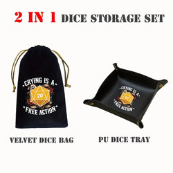 Dice Tray and Bag Crying is a Free Action