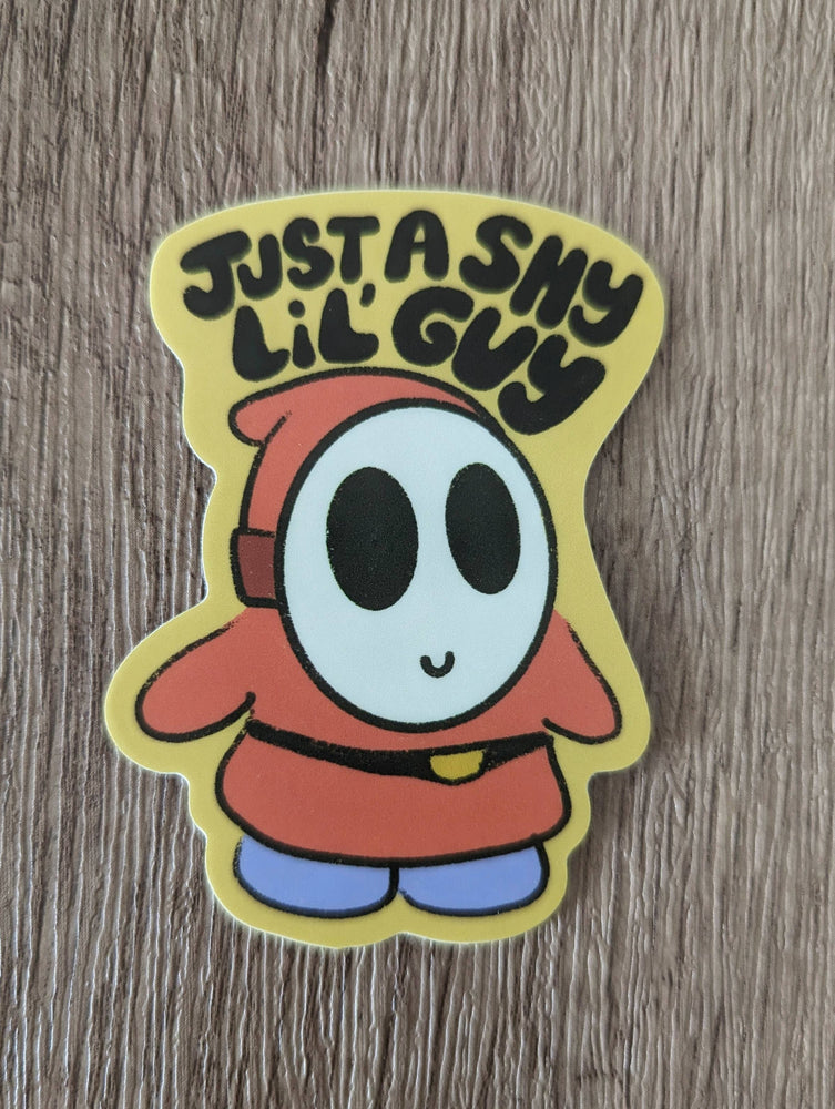 Just a Shy Little Guy - Vinyl Sticker Super Mario Nintendo