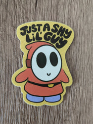 Just a Shy Little Guy - Vinyl Sticker Super Mario Nintendo