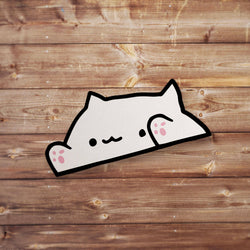 Nyan Cat Peeker Meme Stickers