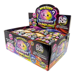 Fun Doh Mystery Dumpling Squishies | 12-Piece Retail Display: Wholesale Price