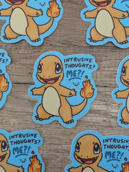 Charmander - Cute Pokemon Nintendo Game Vinyl Sticker