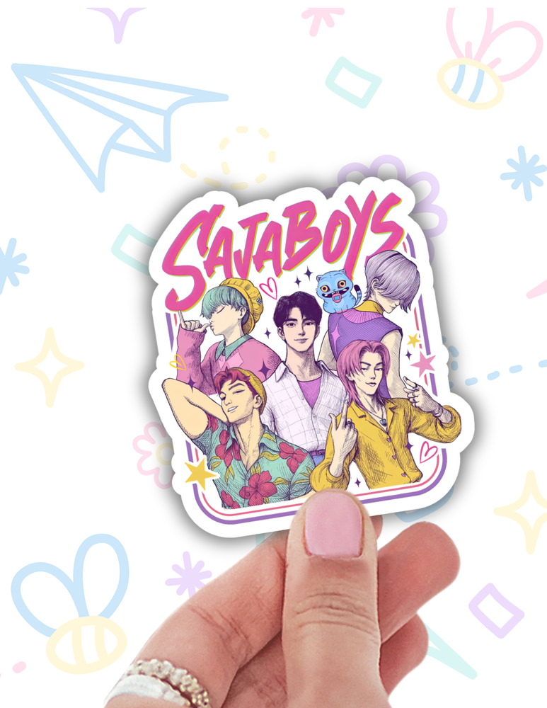 K pop band sticker, k pop trendy stickers, laptop decals