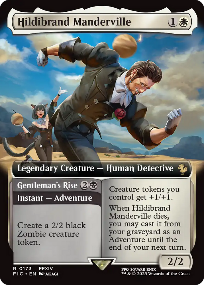 Hildibrand Manderville // Gentleman's Rise (Extended Art) [FINAL FANTASY Commander]