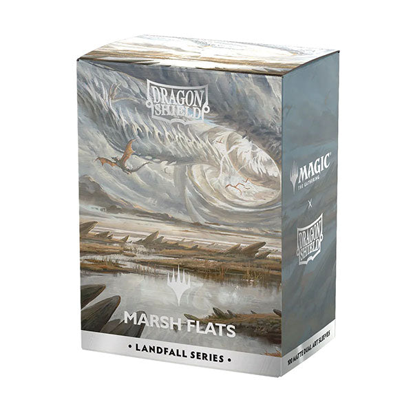 Dragon Shield Sleeves: Standard DUAL- Matte 'MTG Landfall Series- Marsh Flats' Art