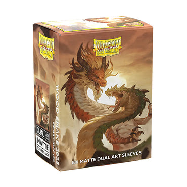 Dragon Shield Dual Matte Art: Wood Snake (100)