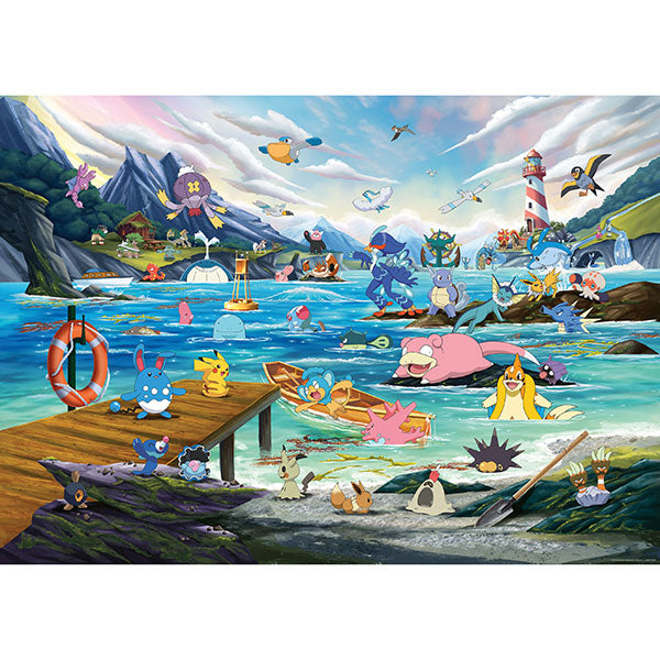 Puzzle: Pokemon- Pokémon Breakout #3- Vaporeon, Marine (1000 pieces)