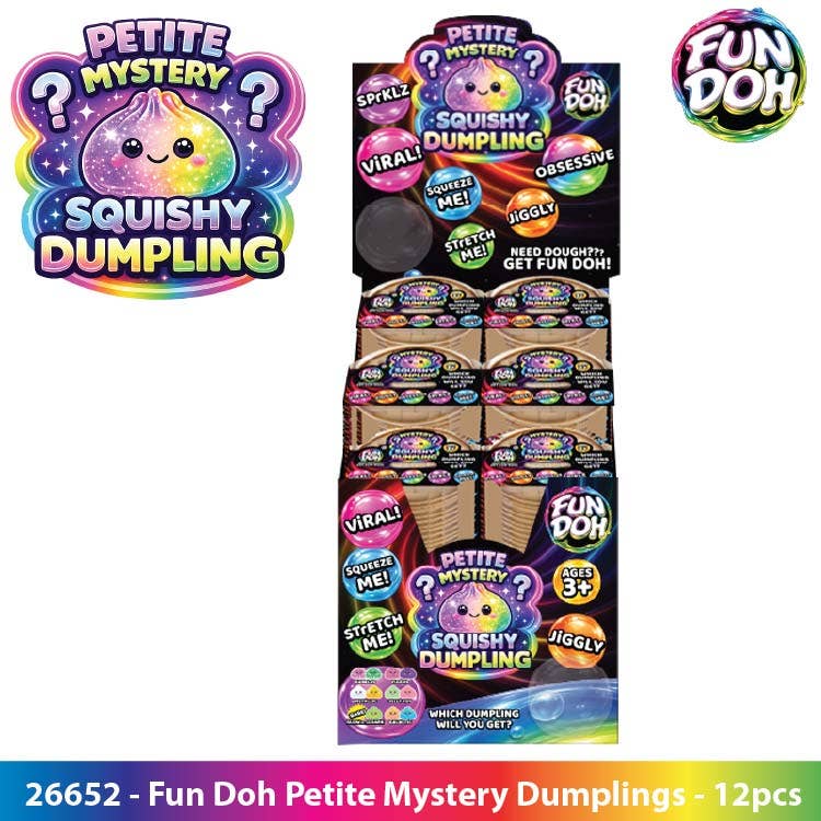 Fun Doh Squishy Mystery Mini Petite 2.5" Dumpling Toy: Wholesale Price