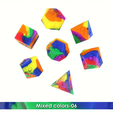 Silicone Rainbow Dice (DCPHSI1)
