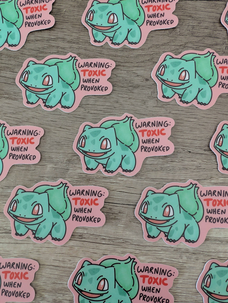 Bulbasaur - Cute Pokemon Nintendo Game Vinyl Sticker