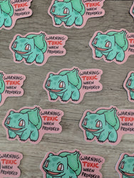 Bulbasaur - Cute Pokemon Nintendo Game Vinyl Sticker