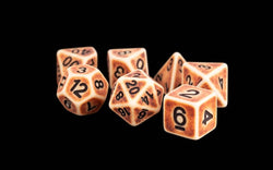 16mm Resin Polyhedral Dice Set - Colorful 18 Colors: Translucent Rainbow