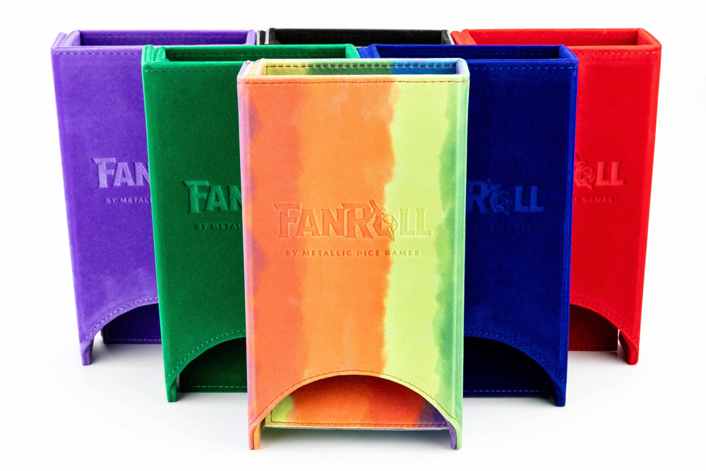Fold Up Dice Towers for Random DND Dice Rolls (6 colors): Red