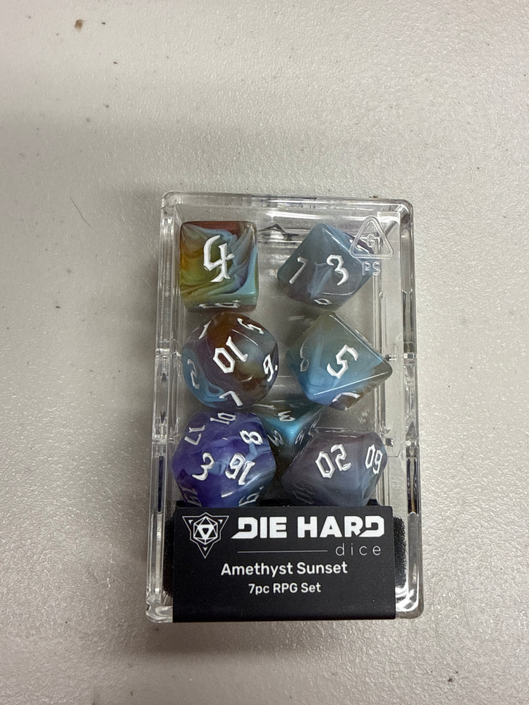 7pc RPG Set - Amethyst Sunset