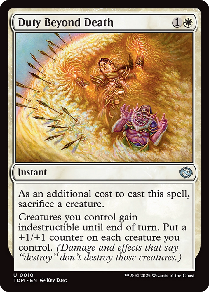 Duty Beyond Death [Tarkir: Dragonstorm]