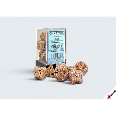 RPG Dice Set 7-Die Set Speckled Dice: Rust (CHX25333)