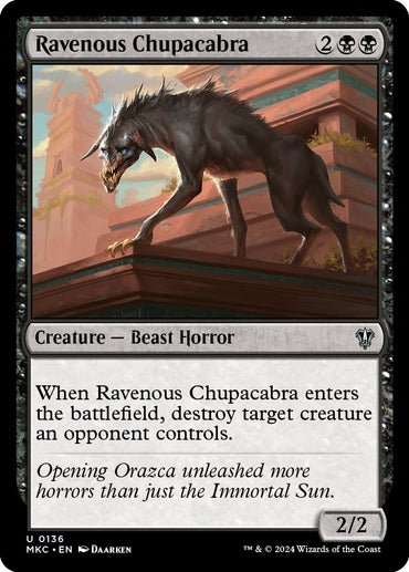 Ravenous Chupacabra [Murders at Karlov Manor Commander]