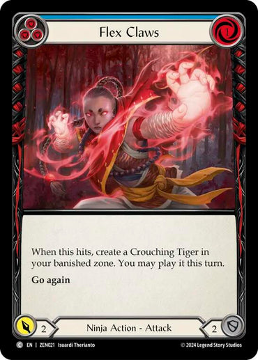 Flex Claws (Blue) [ZEN021] (Part the Mistveil Zen Blitz Deck)
