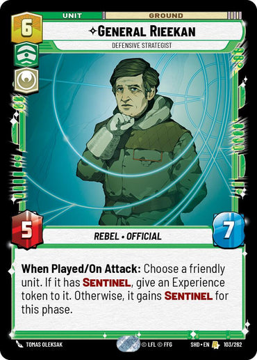 General Rieekan - Defensive Strategist (103/262) (103/262) [Shadows of the Galaxy]