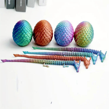 3D Printed Dragon Egg with Dragon inside (KTTYDE1)