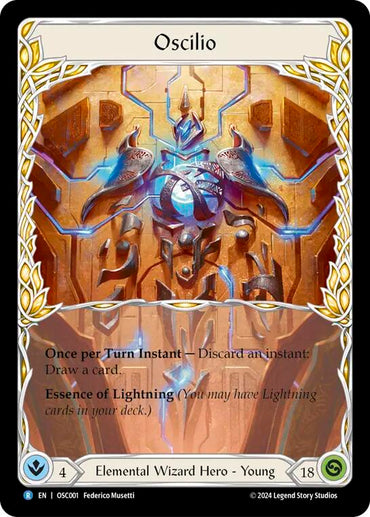 Oscilio [OSC001] (Rosetta Oscilio Blitz Deck)  Rainbow Foil