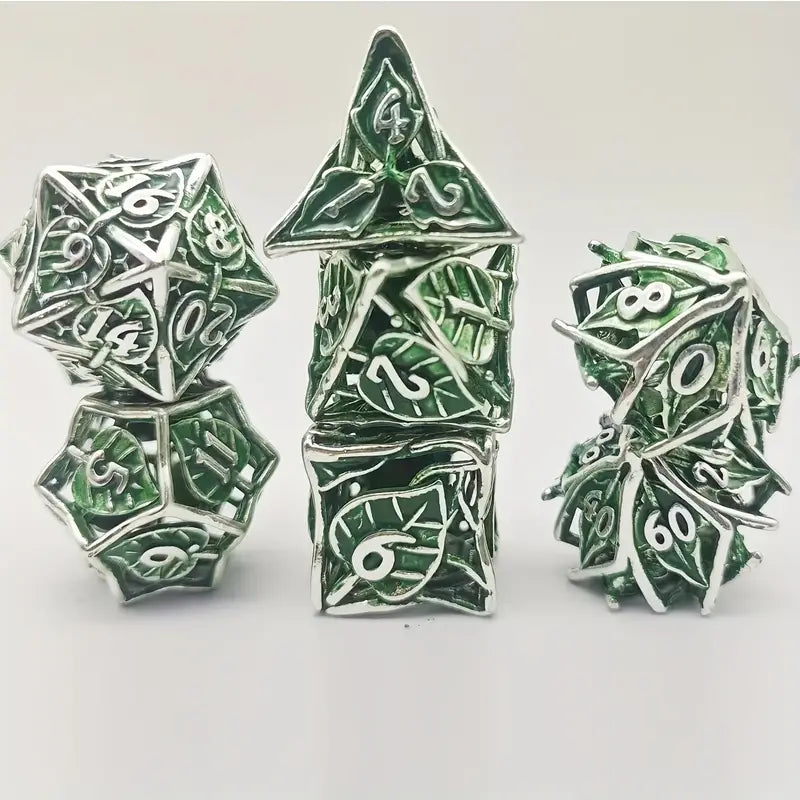 Metal Dice Set by GAME GRID in Assorted Styles and Colors (GGDIMT1)