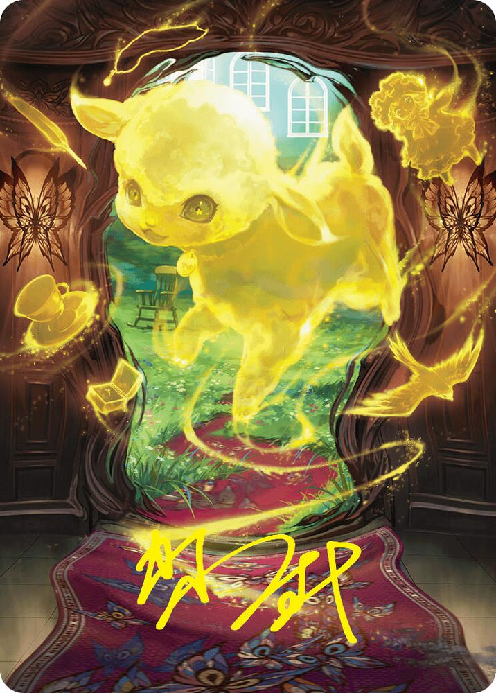 Enduring Innocence Art Card (Gold-Stamped Signature) [Duskmourn: House