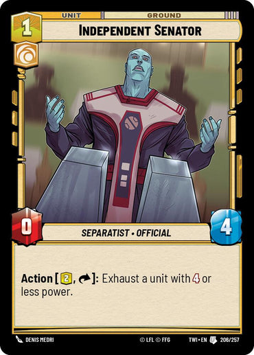 Independent Senator (206/257) (206/257) [Twilight of the Republic]