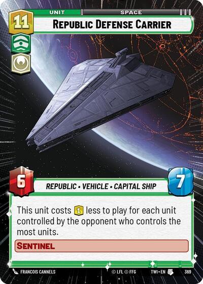 Republic Defense Carrier (369) (Hyperspace) (369) [Twilight of the Republic]