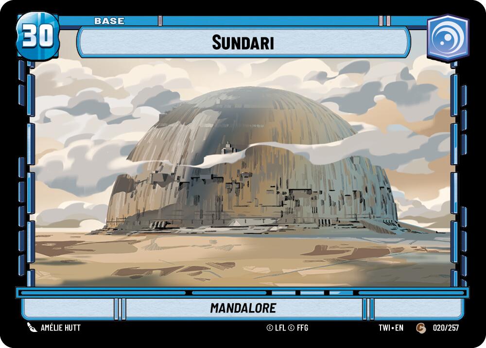 Sundari // Battle Droid (020/257 // T01/T02) (020/257 // T01/T02) [Twilight of the Republic]