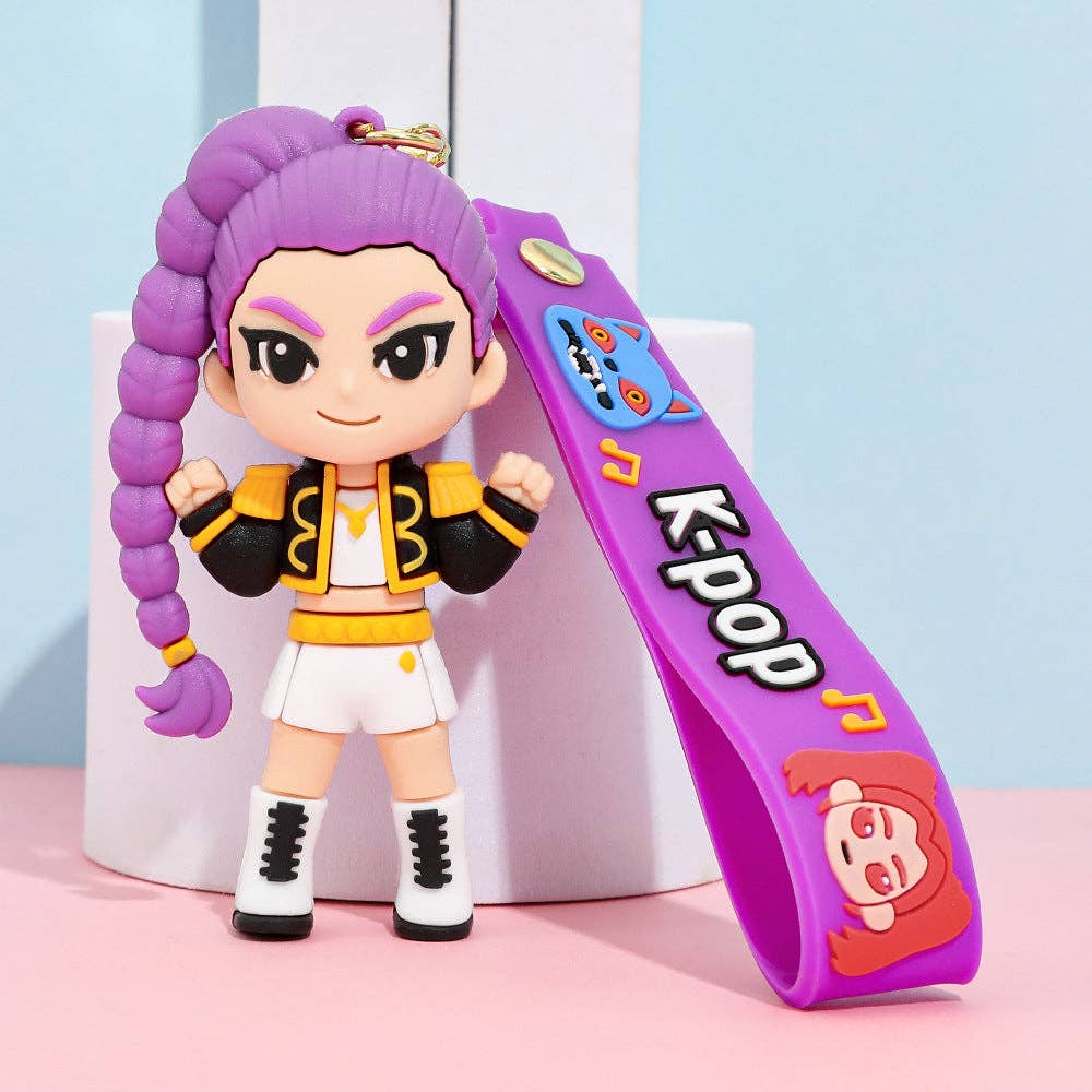 KDH K-pop inspired silicone keychain: Zoey