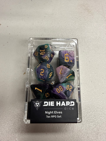 7pc RPG Set- Night Elves