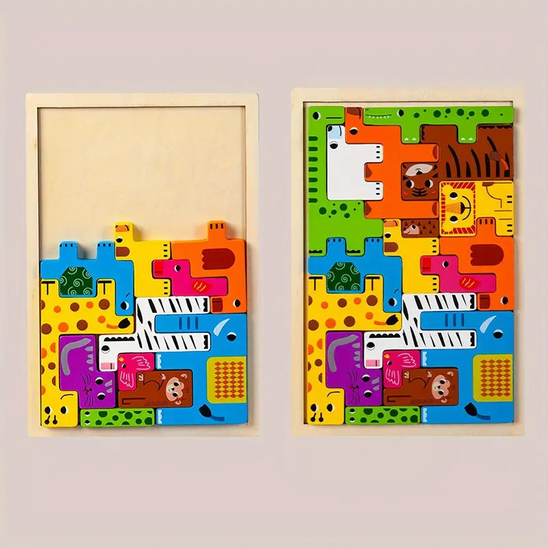Kids Wooden Animal Puzzle