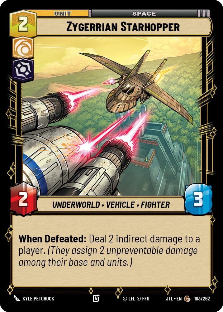 Zygerrian Starhopper (183/262) (183/257) [Jump to Lightspeed]