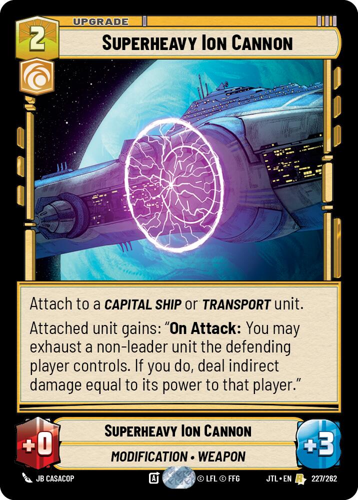 Superheavy Ion Cannon (227/262) (227/262) [Jump to Lightspeed]