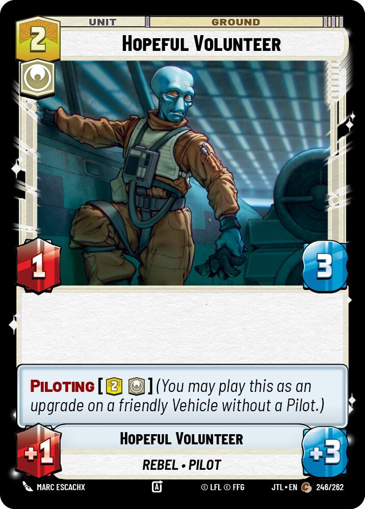 Hopeful Volunteer (246/262) (246/262) [Jump to Lightspeed]