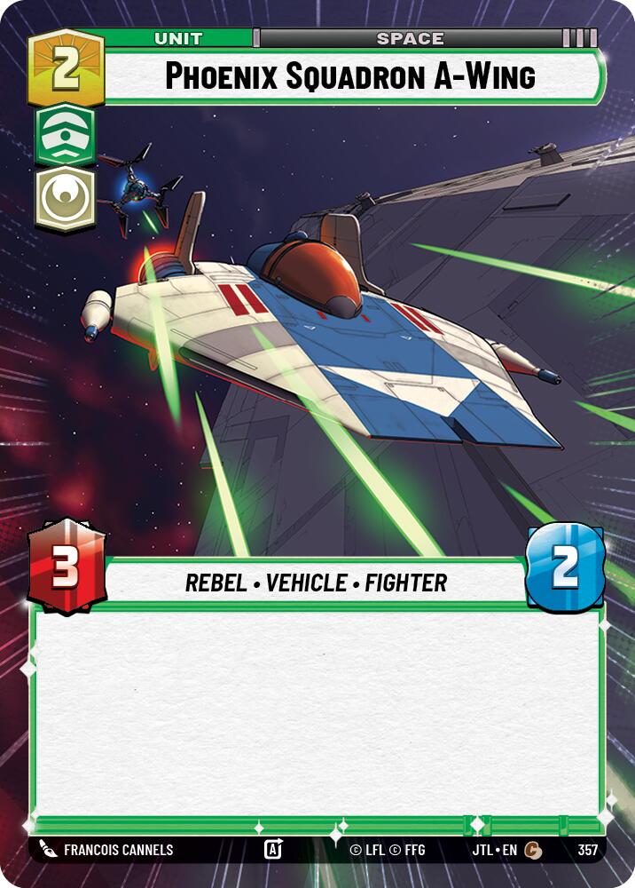 Phoenix Squadron A-Wing (357) (Hyperspace) (357) [Jump to Lightspeed]