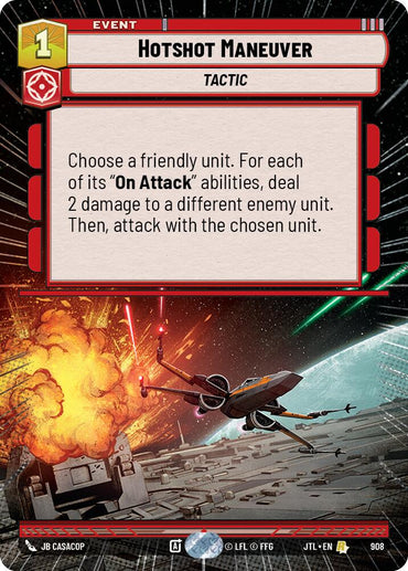 Hotshot Maneuver (908) (Hyperspace Foil) (908) [Jump to Lightspeed]