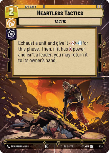 Heartless Tactics (928) (Hyperspace Foil) (928) [Jump to Lightspeed]
