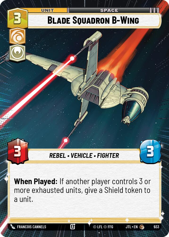 Blade Squadron B-Wing (933) (Hyperspace Foil) (933) [Jump to Lightspeed]