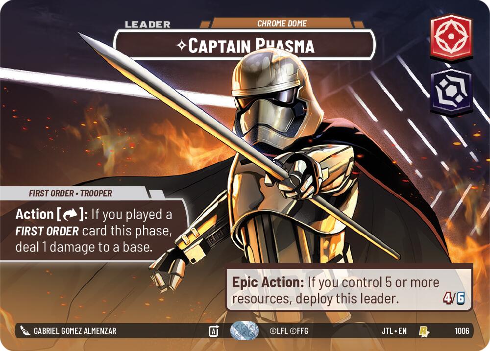 Captain Phasma - Chrome Dome (1006) (Showcase) (1006) [Jump to Lightspeed]